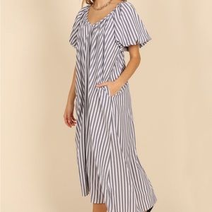 EUC Petal + Pup Greta Puff Sleeve Maxi Dress (worn once)